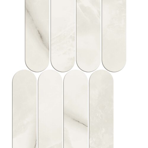 620110000162 Плитка Симфоникс Кристал Мозайка Эллипс 56x23,5 Лап (0,658 кв.м.)