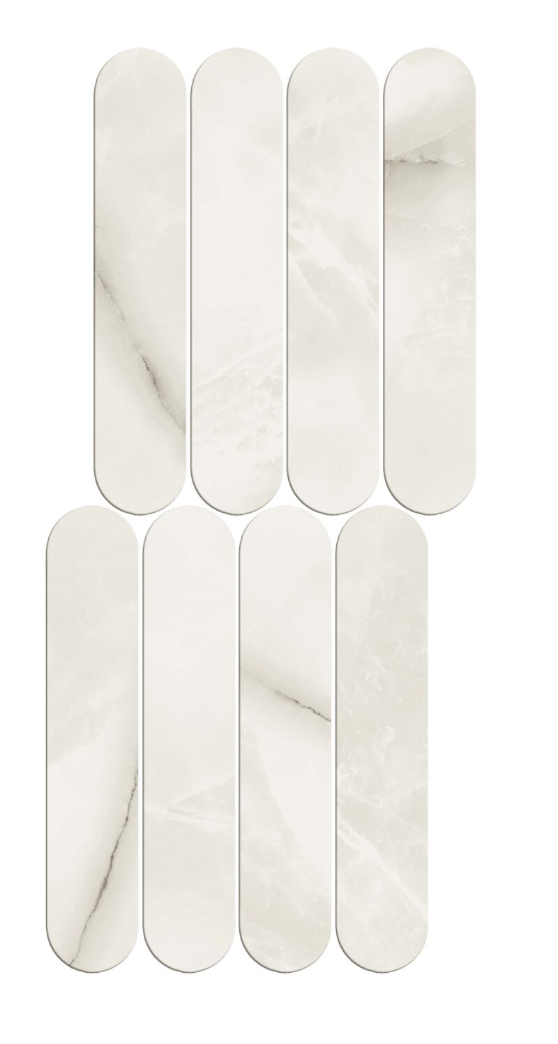 Плитка Симфоникс Кристал Мозайка Эллипс 56x23,5 Лап (0,658 кв.м.)