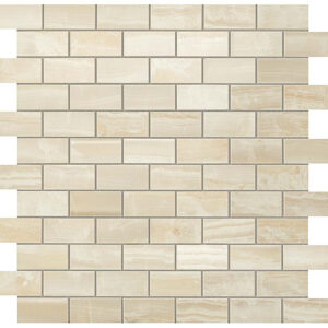 Плитка Супернова Оникс Айвори Шиффон Брик Мозаика 30,5x30,5 (0,465кв.м.)