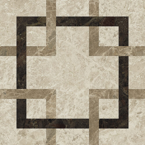 610080000219 Плитка Виктори Линк Вставка 80x80 Рет (1.28 кв.м.)