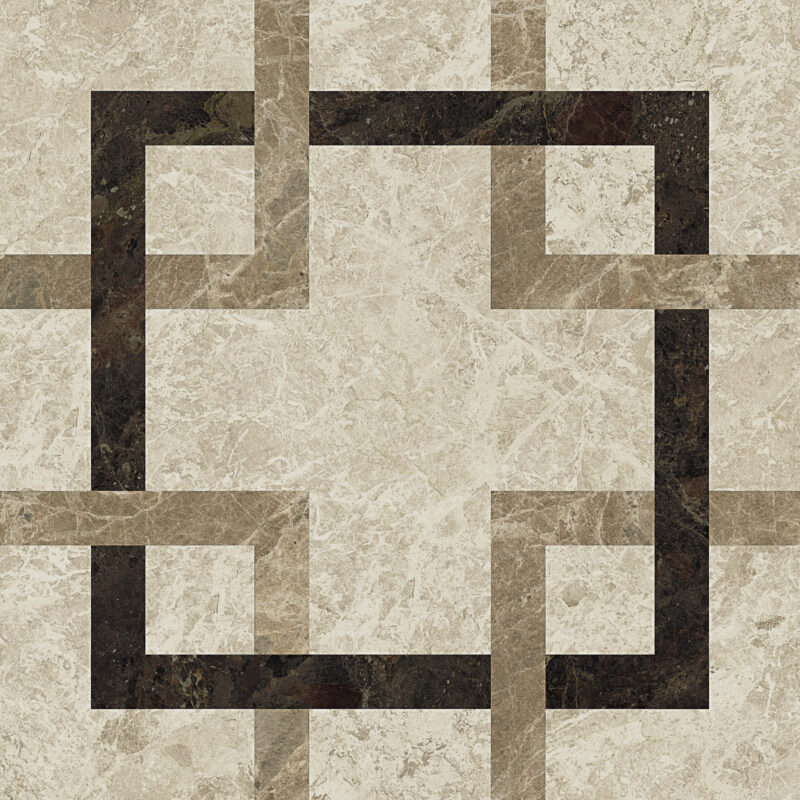 Плитка Виктори Линк Вставка 80x80 Рет (1.28 кв.м.)