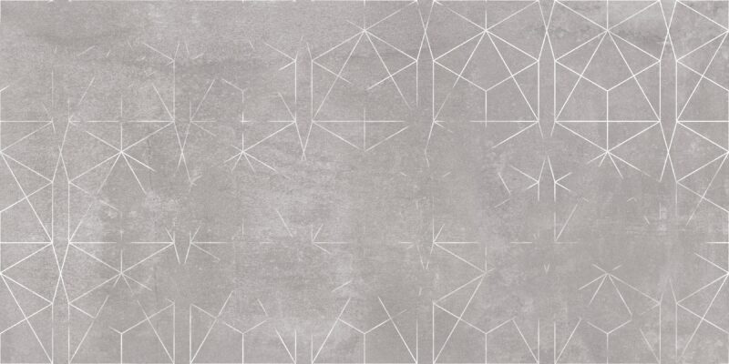 Плитка Cube Crush Grey Geo 60x120 (1,44 кв.м.)